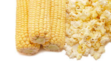 Very tasty fresh corn and popcorn