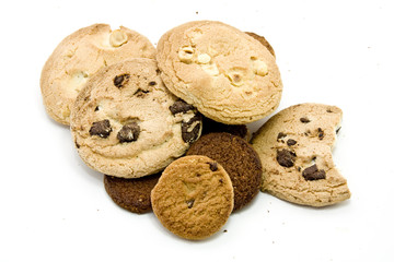 Cookie on isolated white Background
