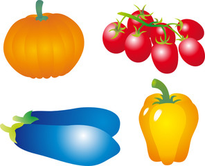Vegetables vector