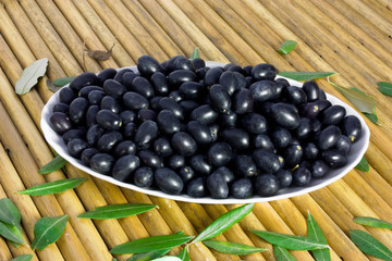 black olives