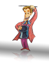 Mago Magia Varita Magigica Espectaculo