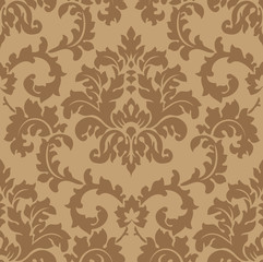 Seamless Damask wallpaper