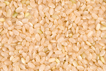 brown rice as background