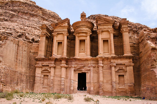 antiker Tempel in Petra, Jordanien