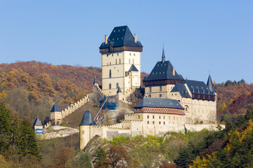Fototapeta na wymiar Karlstejn Castle, Czech Republic