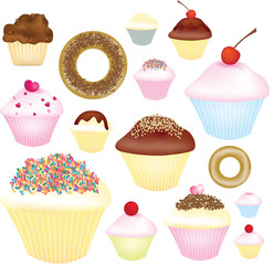 cupcake selection