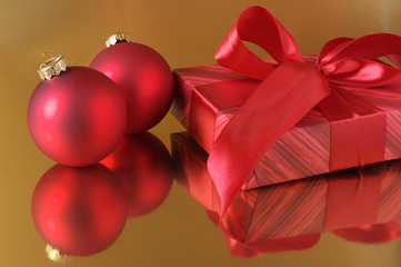 Christmas decorations and gift