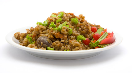 Boiled buckwheat