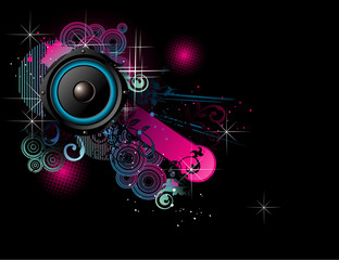 vector music illustration