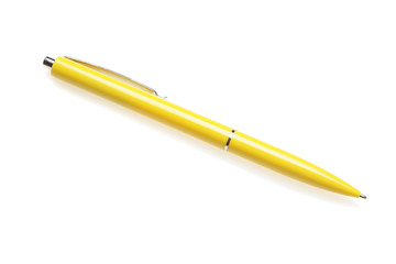 Yellow pensil isolated
