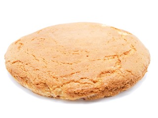 Apple pie on  white