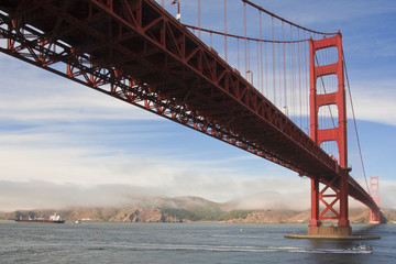 Golden Gate Bridge from below