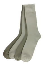 Four pairs of men's socks, isolated on white background