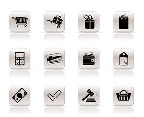 Online shop icons - vector  icon set