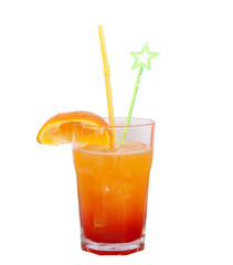 Cocktail isolated