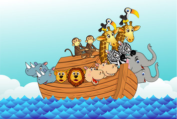Naklejka premium Noah's Ark