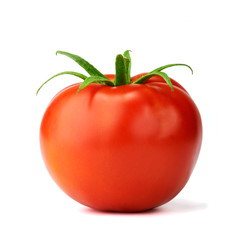 Juicy isolated tomato
