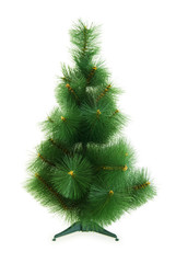 Christmas tree isolated on the white background