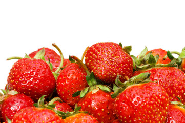 Lots of strawberries arranged as the background