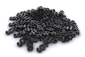 Paragraph Haufen  Chaos Black