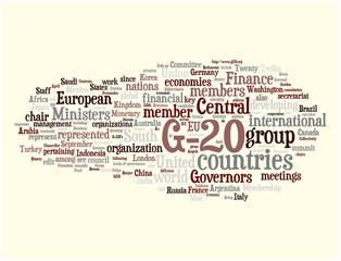 G-20 word cloud
