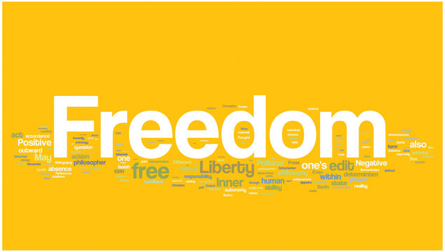 Freedom Word Cloud