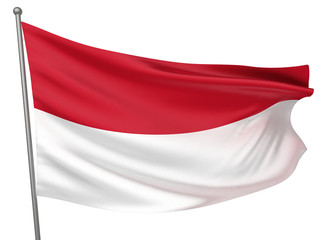 Fototapeta na wymiar Indonesia National Flag