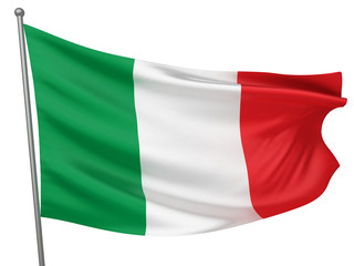 Obraz premium Italy National Flag