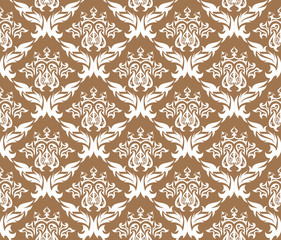 seamless damask pattern