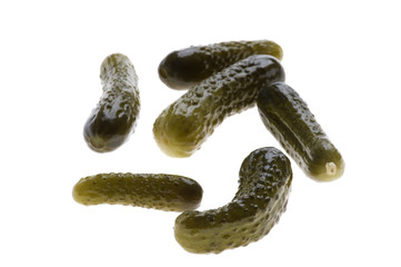 cucumber on white background