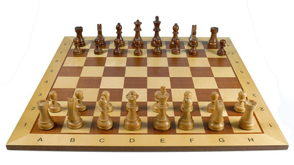 Schach Grundstellung 1