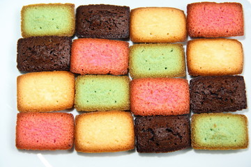 Mosaïque de gateaux