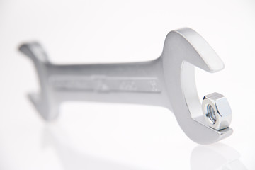 Schraubenschlüssel. Werkzeug der Metallindustrie.