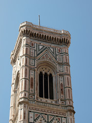 View of the Giotto's bell tower - Florence