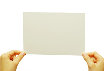 card blank