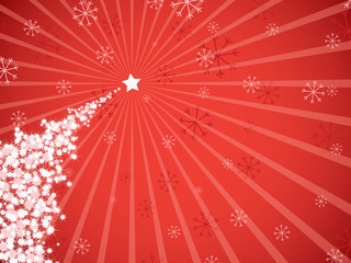 Abstract christmas tree