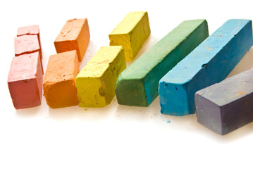 coloured chalk