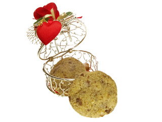 Boite de cookies ouverte
