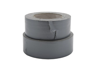 two rolls of duct tape isolated