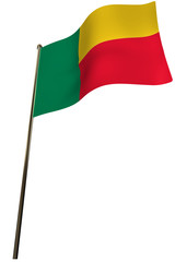 bandera benin