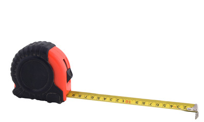 tape measure isolated on white