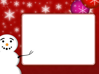 Weihnachtsgrüße rot