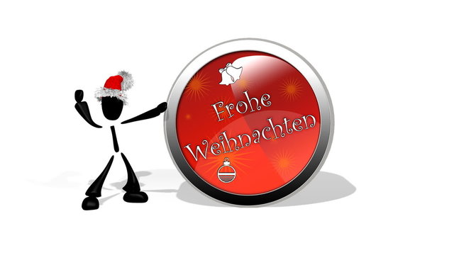 frohe Weihnachten - 3d animation