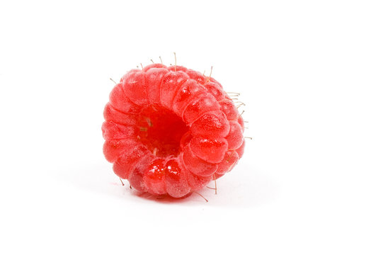 raspberry. Isolated over white background