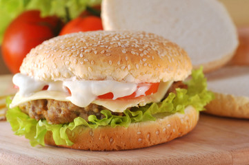sandwich with  cutlet