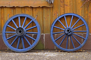 Obraz premium ROUES DE CHARRETTE