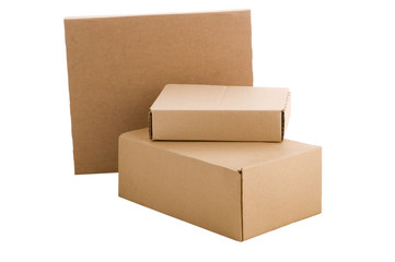 cardboard boxes