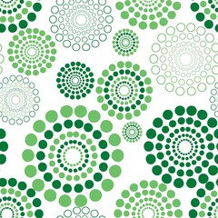 Seamless vector texture with circles