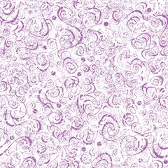 Seamless pink swirl vector pattern