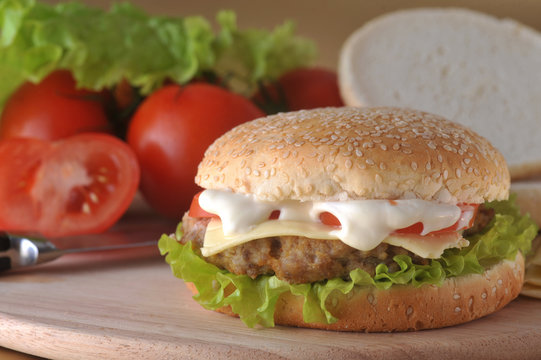 sandwich with  cutlet